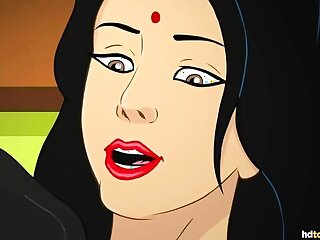 3D anime porn: Hot Indian MILF in car action